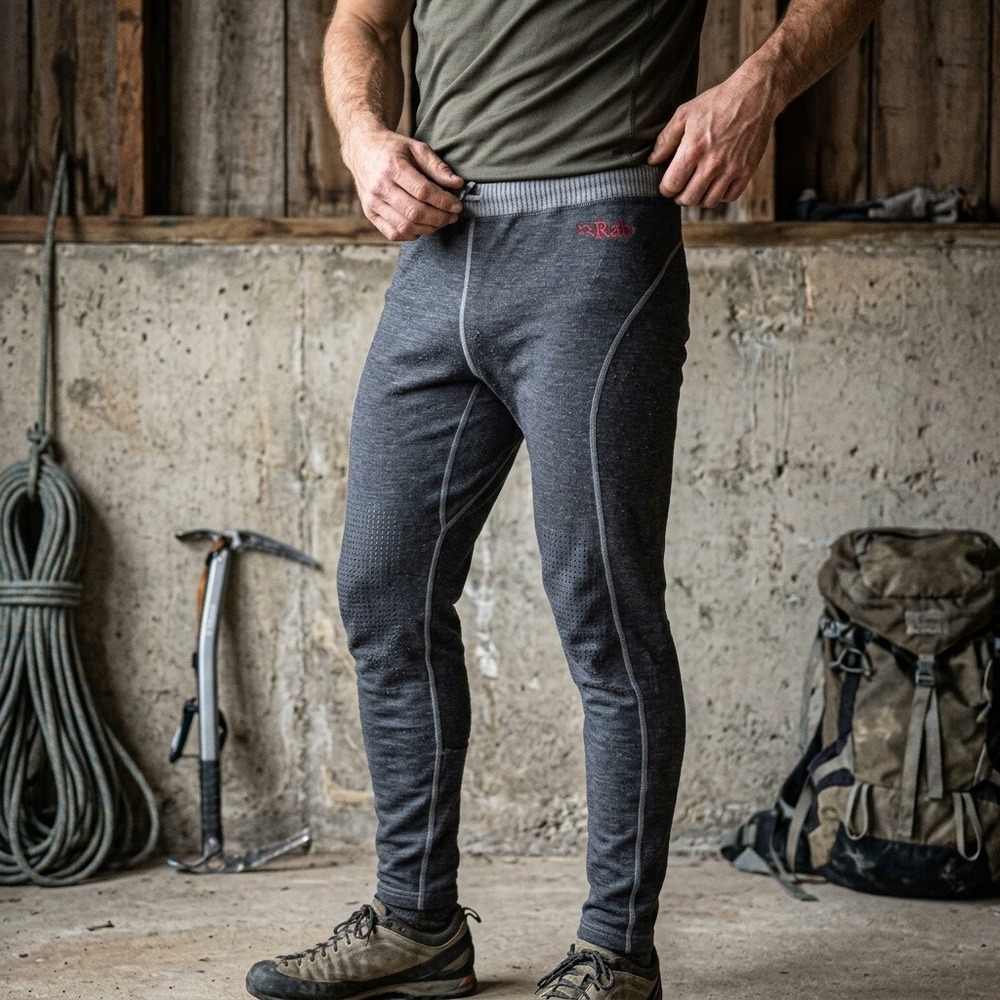 Rab Nucleus Pants Mens Large Grey Fleece Midlayer Tapered Gorpcore QFA-85